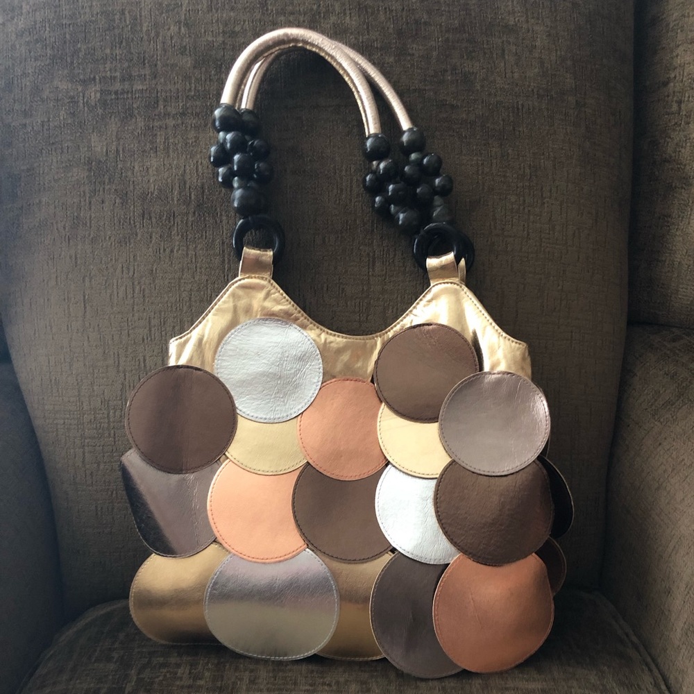 Far Side multi-metallic purse - Picture 1 of 3